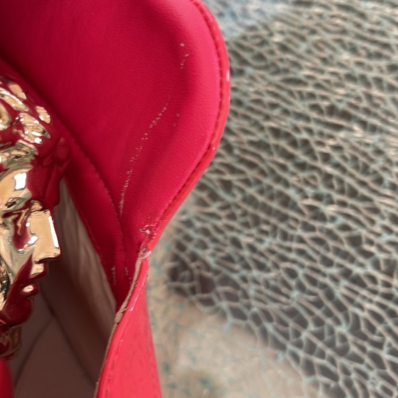 VERSACE Pink Patent Leather Sneakers - Picture 13 of 13